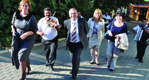 Ognjenović sa saradnicama posle jedne terevenke