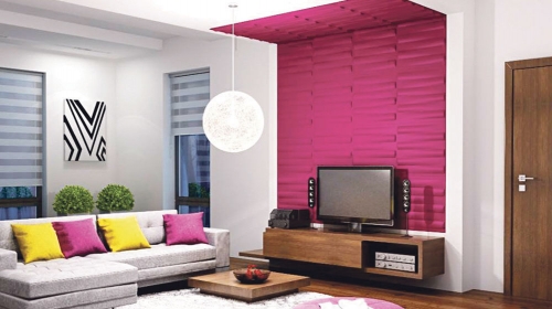 Trodimenzionalnim  panelima možete  dekorisati ceo prostor  ili naglasiti jedan zid