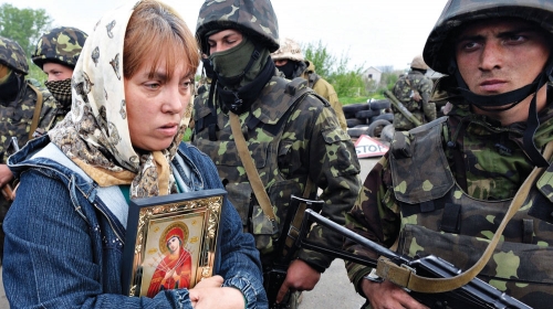 Ikonama i verom protiv  kijevskih specijalaca i plaćenika