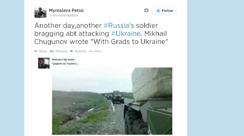 Tvit ruskog vojnika