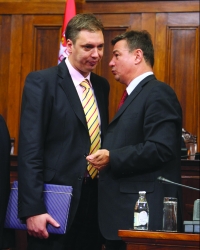 Aleksandar Vučić i Goran Knežević