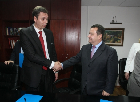 Aleksandar Vučić i Ivica Dačić