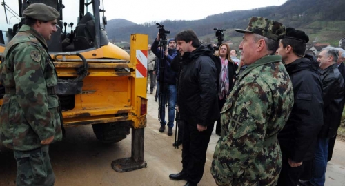 Vojska u poplavljenim Lučanima / Foto: Ministarstvo odbrane Srbije | Foto: 