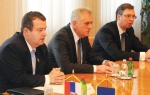 Državni  vrh pred  najtežom odlukom  u poslednjih nekoliko  decenija: Dačić,  Nikolić i  Vučić