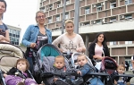 I bebe u borbi za  prava svojih mama:  Juče ispred Skupštine  grada Kragujevca