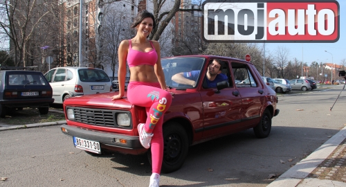 Stanija i Borković na snimanju reklame za mojauto.rs | Foto: 