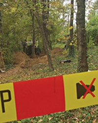 Mesto pogibije gardista u kasarni „Karaš“ u Topčideru