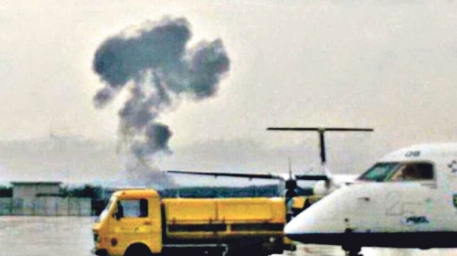 Avion pao blizu  zagrebačkog  aerodroma