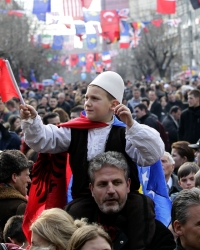 Albanci, Priština, nezavisnost