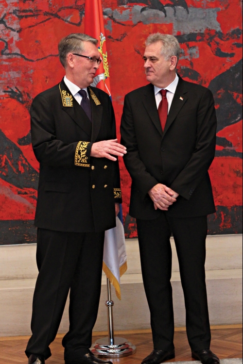 Predsednik Srbije obećao „efikasno rešenje problema“: Tomislav Nikolić sa ruskim ambasadorom Aleksandrom Čepurinom