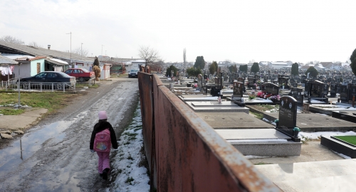 Groblje u Batajnici proširilo se do dvorišta kuća / Foto: Vesna Lalić | Foto: 