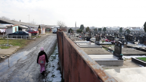 Groblje u Batajnici proširilo se do dvorišta kuća / Foto: Vesna Lalić