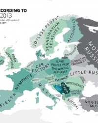 mapa Evrope u očima Srbije