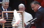 Papa poslao goluba mira