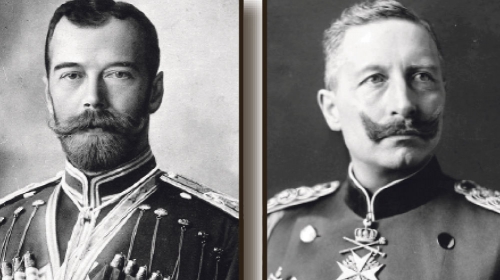 Nikolaj Drugi Romanov i car Vilhelm Drugi