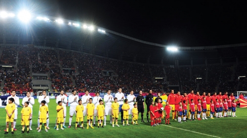 U prvom meču, fudbaleri Srbije su poraženi u Skoplju