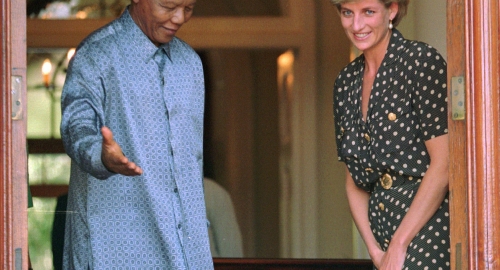 Nelson Mandela sa princezom Dajanom | Foto: AP