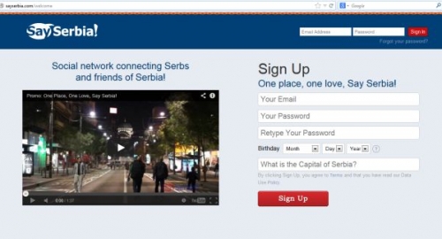 Say Serbia: Naša verzija Fejsbuka