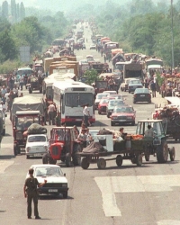 Egzodus civilnog stanovništva nakon akcija Oluja i Bljesak