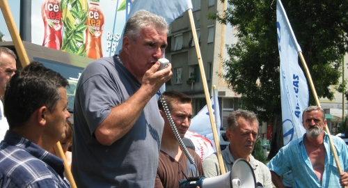 Protest radnika u Kragujevcu / Foto: Biljana Nenković | Foto: 