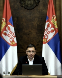 Premijer Aleksandar Vučić na večerašnjoj sednici Vlade