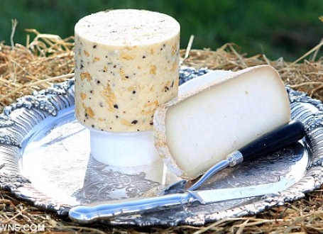 Čuveni sir od magarećeg mleka (desno)