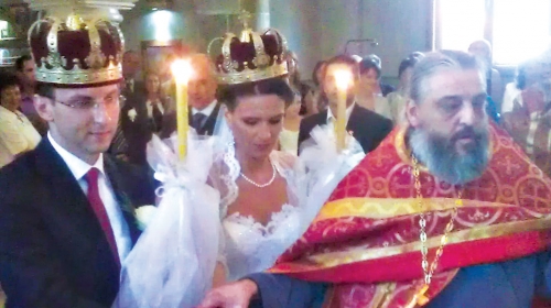 Venčanje u ruskoj crkvi na Tašmajdanu