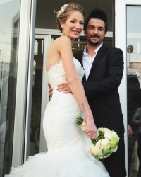 Upravo venčani:  Jelena Stožinić  i Darko Dunjić