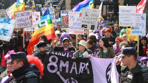 Osmomartovski marš žena / Foto: FoNet