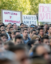 Studentski protesti Foto: Oliver Bunić