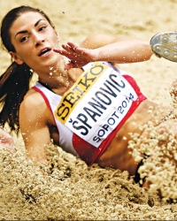 Evropska šampionka Ivana Španović