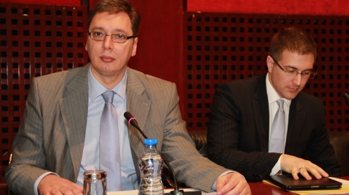 Aleksandar Vučić i Nebojša Stefanović