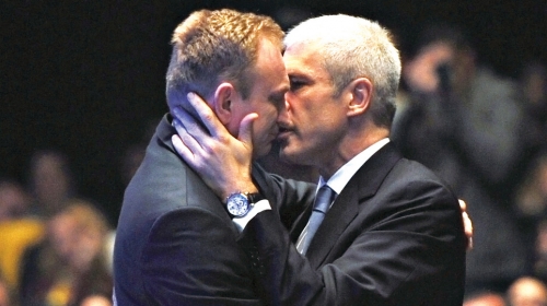 Judin poljubac: Šuška se da  je Boris Tadić predvodnik  struje protiv Đilasa