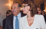 Karlos Slim  sa Sofijom Loren