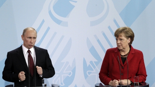 Putin i Merkel