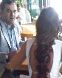 Uživali u razgovoru i hrani: Zoran i Bojana