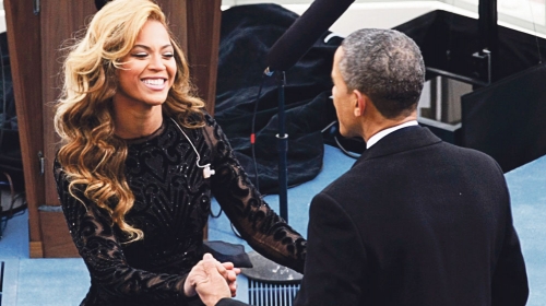 Bijonse je pevala  na Obaminoj inauguraciji 2009.