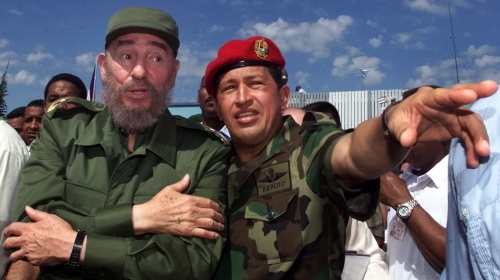 Ugo Čaves i Fidel Kastro