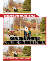 Kamion usmrtio dvogodišnjeg dečaka