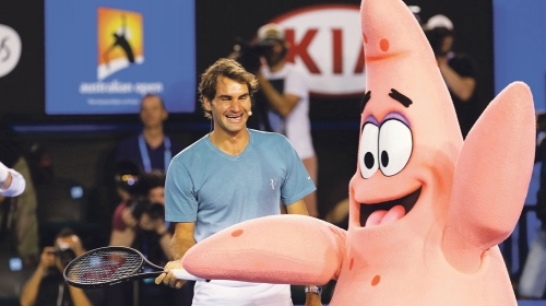 Rodžer Federer  se malo šalio  s Patrikom