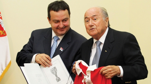 Blater je prvo imao sastanak sa premijerom Dačićem
