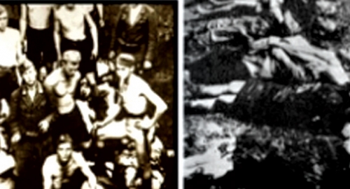 Na sajtu su postavljene fotografije sa  porukom: “Jasenovac ne sme pasti u zaborav”