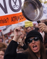 Španci protestuju sa šerpama