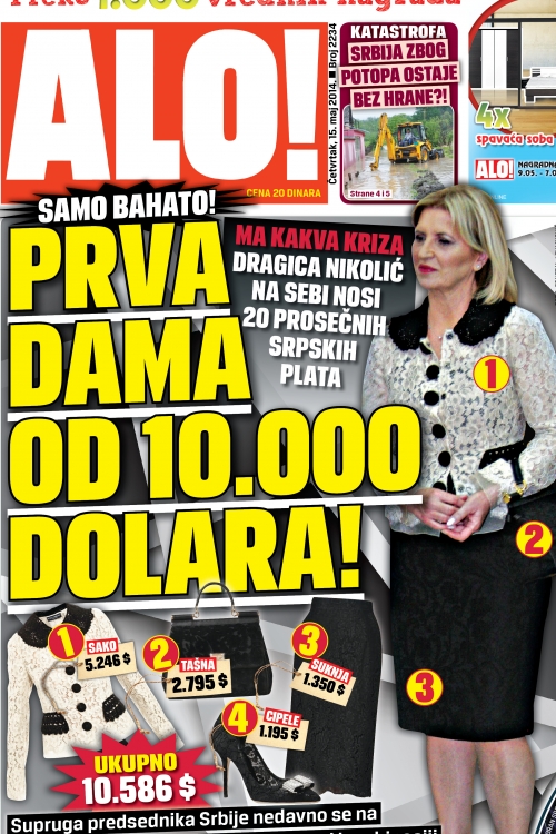 Dragica Nikolić u autfitu od skoro milion dinara
