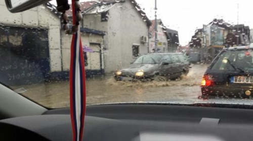 Poplave u Beogradu Foto: Tviter
