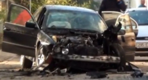 Eksplozivna naprava eksplodiala pod BMW-om