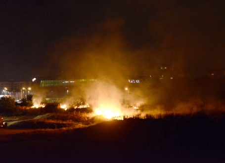 Požar u Nišu / Foto: K. Kamenov