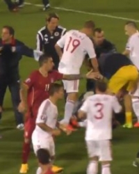 Utakmica Srbija - Albanija Foto: Screenshot youtube