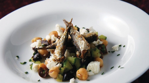 Salata od usoljenih sardina