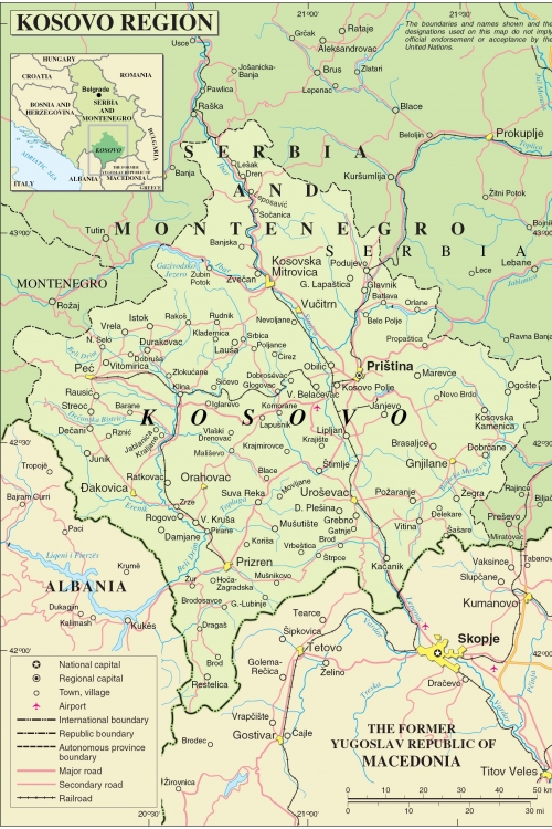 blace mapa Dele nas finese do dogovora o Kosovu   Vesti   Aktuelno   ALO! blace mapa
